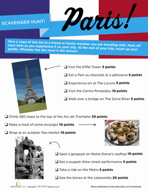 Paris Scavenger Hunt