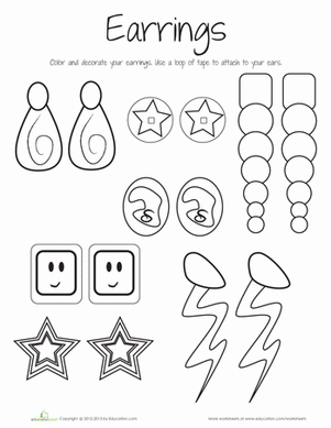 Paper Earrings