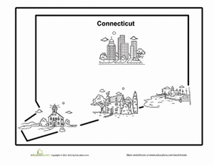 Map of Connecticut