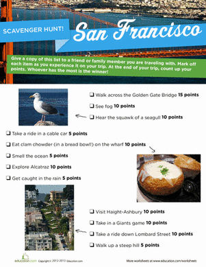 San Francisco Scavenger Hunt