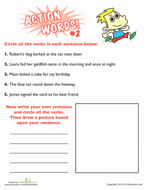 Action Words #2