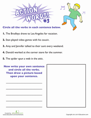 Action Words #3