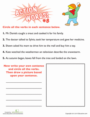 Action Words #8