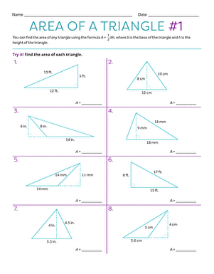 Area of a Triangle #1