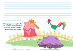 Piggy Fashion Story Starter