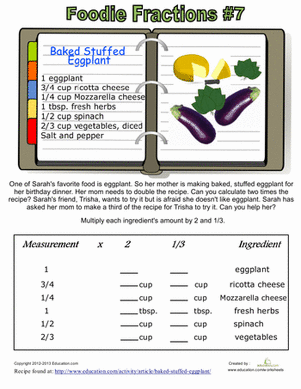 Recipe Fractions #7