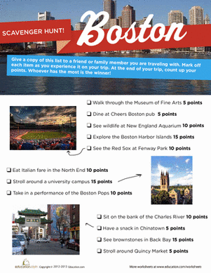 Boston Scavenger Hunt