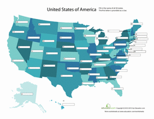 What are the 50 States?