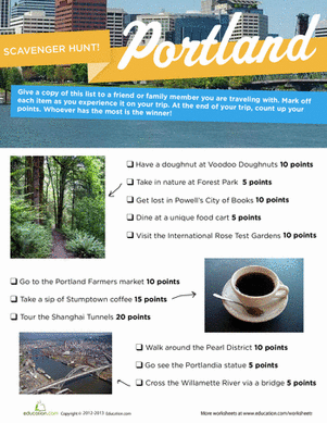 Portland Scavenger Hunt