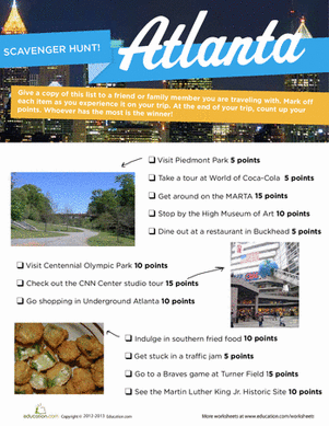 Atlanta Scavenger Hunt
