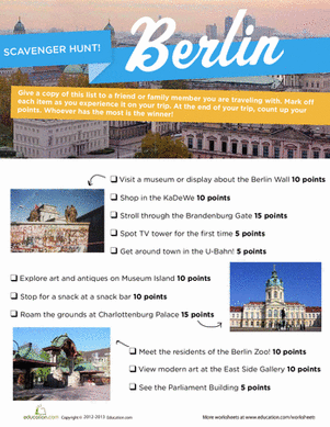 Berlin Scavenger Hunt