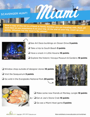 Miami Scavenger Hunt