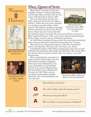 Women in History: Mary, Queen of Scots