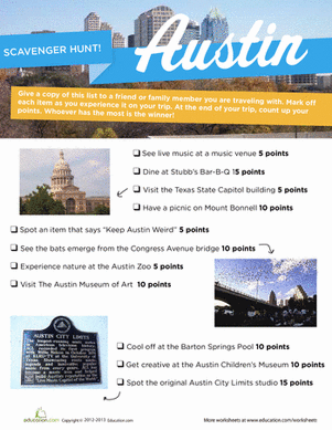 Austin Scavenger Hunt