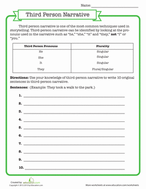 Third Person Narrative