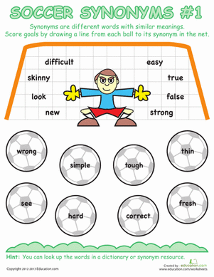 Soccer Synonyms #1