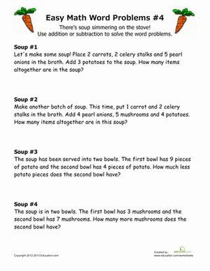 Easy Math Word Problems