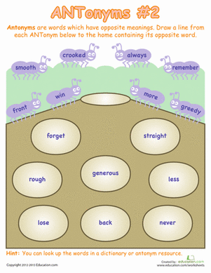Anthill Antonyms 2