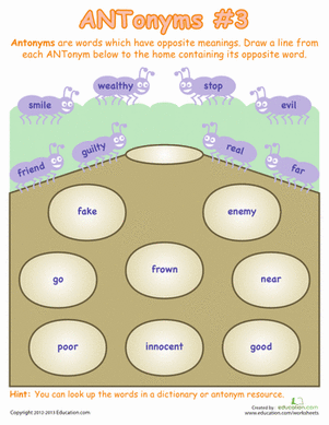 Anthill Antonyms 3