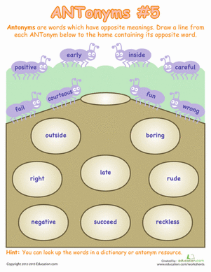 Anthill Antonyms 5