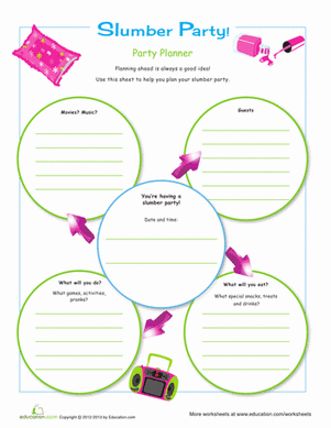 Slumber Party Planner