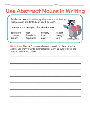 Use Abstract Nouns in Writing