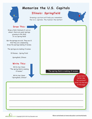 Learning States and Capitals for Kids