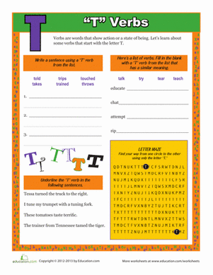 Verbs that Start with T