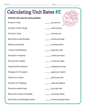 Calculating Unit Rates #2