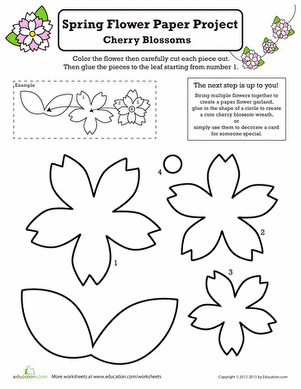 Paper Flower Garland Printable