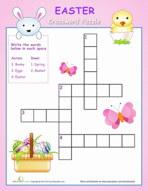 Easter Crossword Puzzle