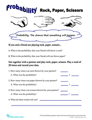 Rock, Paper, Scissors Probability