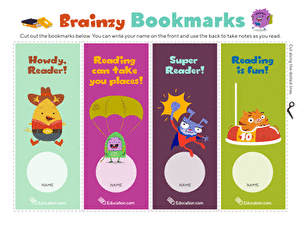 Brainzy Bookmarks
