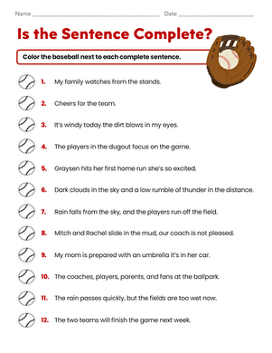 Is the Sentence Complete?