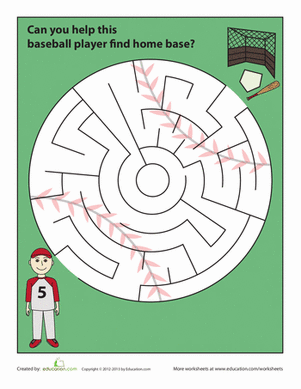 Baseball Maze