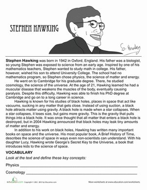 Stephen Hawking Biography