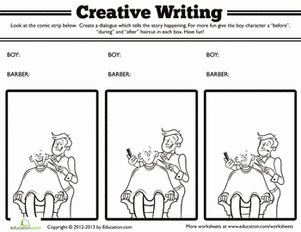 Barber Shop Comic Strip