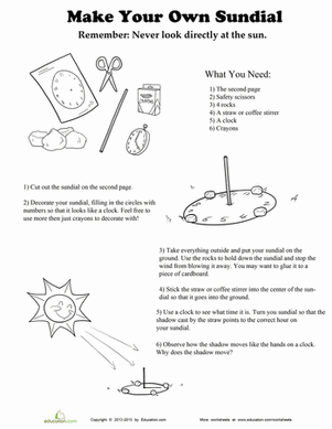 Make Your Own Sundial