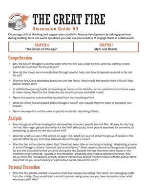 Book Study: The Great Fire: Discussion Guide #3