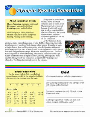 Olympic Equestrian Events