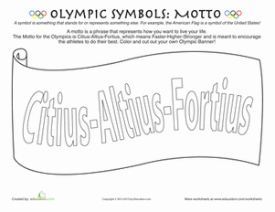 Olympic Motto