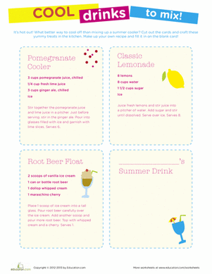 Summer Drink Recipes