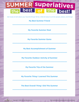 Summer Superlatives