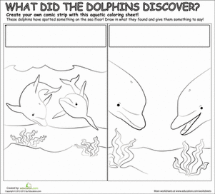 Dolphin Comic Strip
