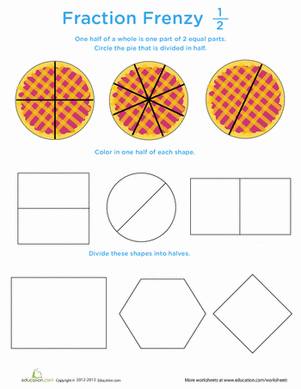 Fraction Frenzy: One Half