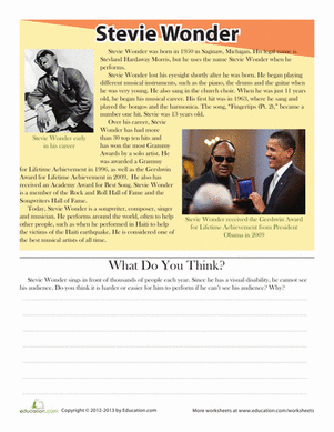 Stevie Wonder Biography