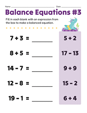 Balance Equations #3