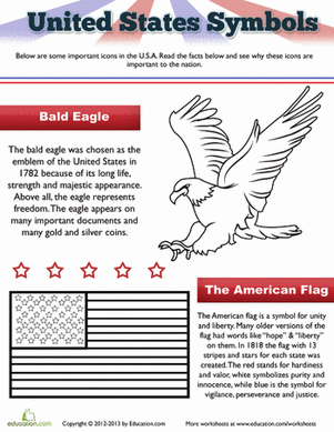The American Flag and Eagle