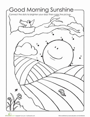 Connect the Dots: Good Morning Sunshine