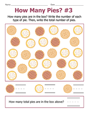 How Many Pies? #3
